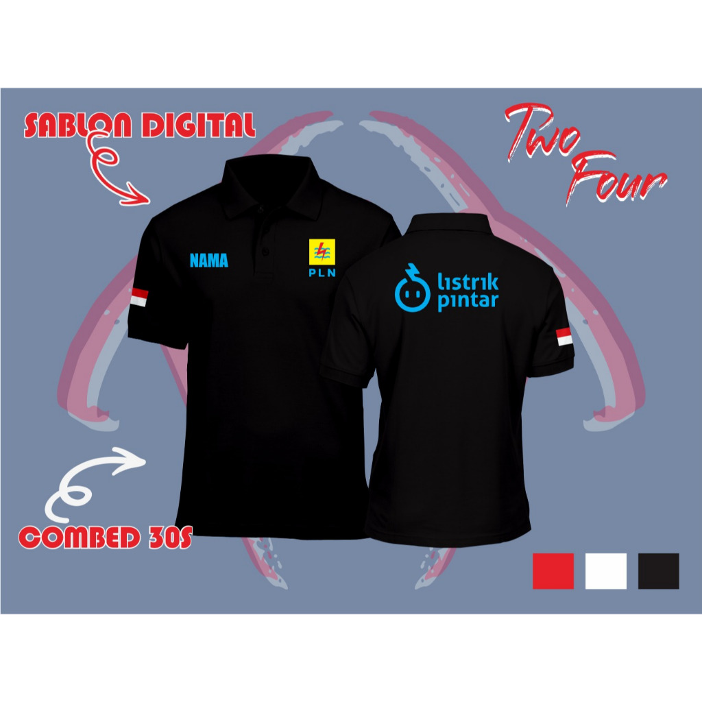 PLN SMART ELECTRICITY POLO SHIRT - SMART ELECTRICITY PLN T-SHIRT - SMART ELECTRICITY PLN COLLAR SHIR