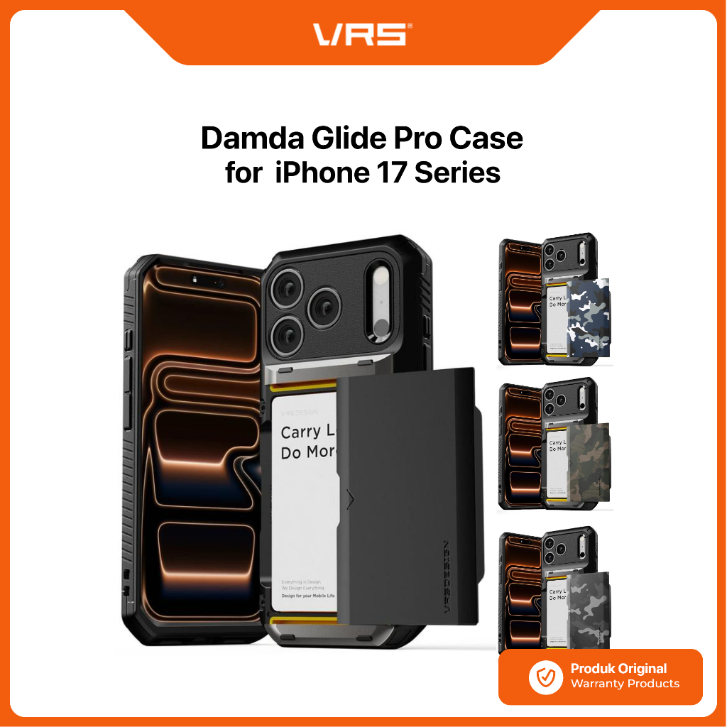 VRS Case iPhone 17 Pro Max VRS DESIGN Damda Glide Pro Heavy Duty Camera Protection Wallet Card Holde
