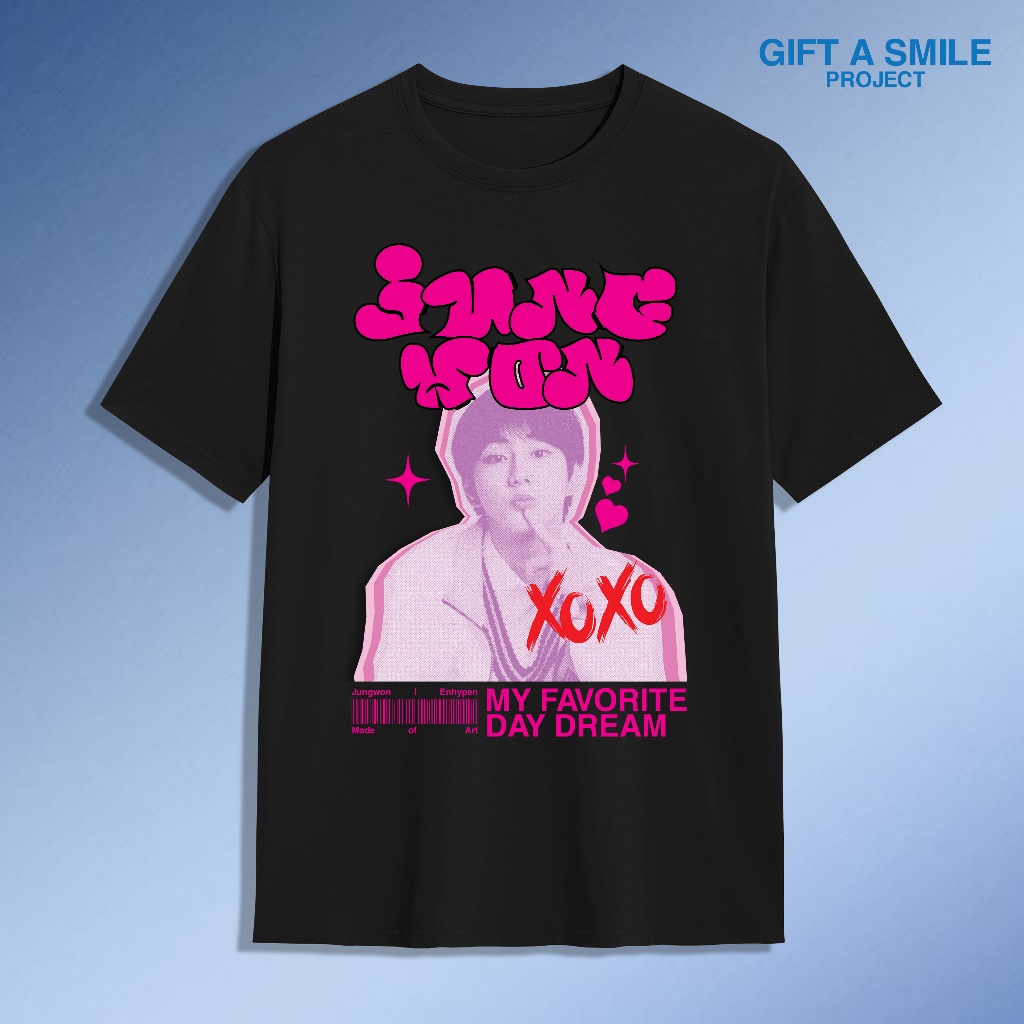 เสื้อยืด KPOP แบบกําหนดเอง ENHYPEN - JUNGWON