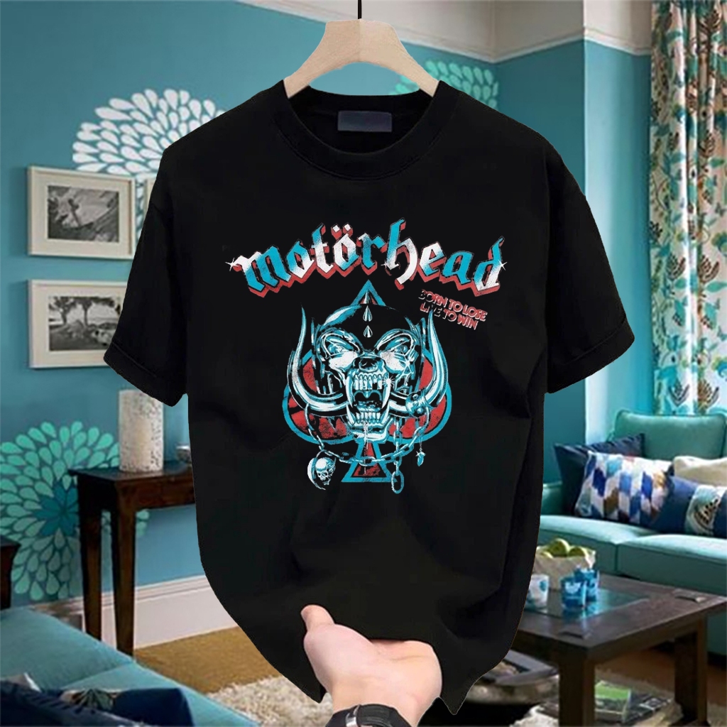 เสื้อยืด 24s Unisex Short Sleeve Motorhead – Live To Win War