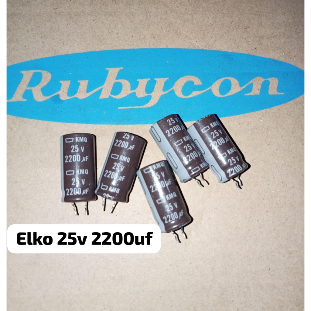 Elko 25v 2200uf Elco 2200uf 25v ของแท้