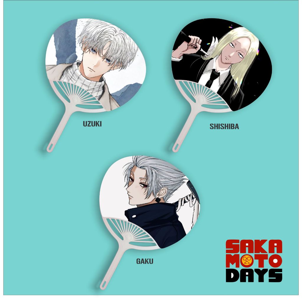 พัดลม SAKAMOTO DAYS พัดลมอนิเมะ Nagumo Sakamoto Handfan
