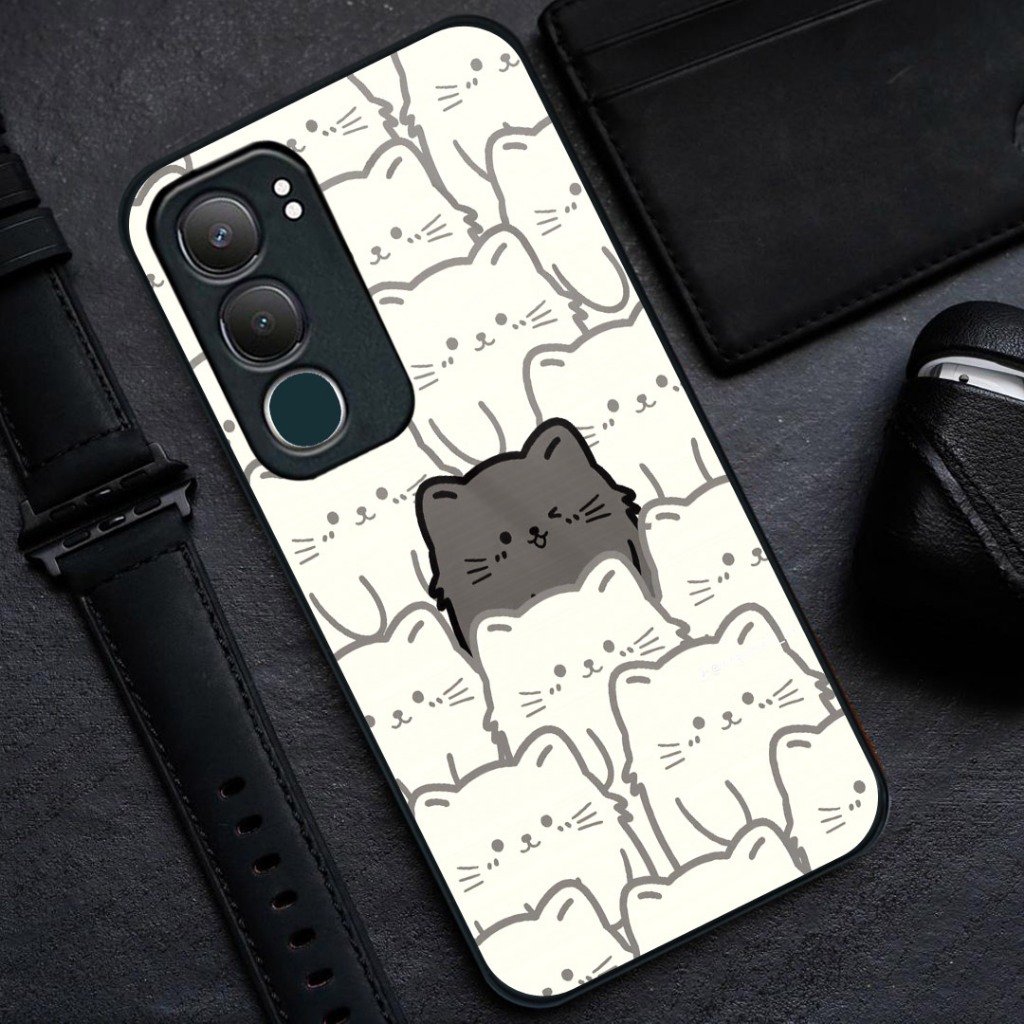 HP Vivo Y31 5G Glass Softcase [BSG-81] - เคสโทรศัพท์ Vivo Y31 5G - เคสโทรศัพท์ Vivo Y31 5G - เคสกระจ