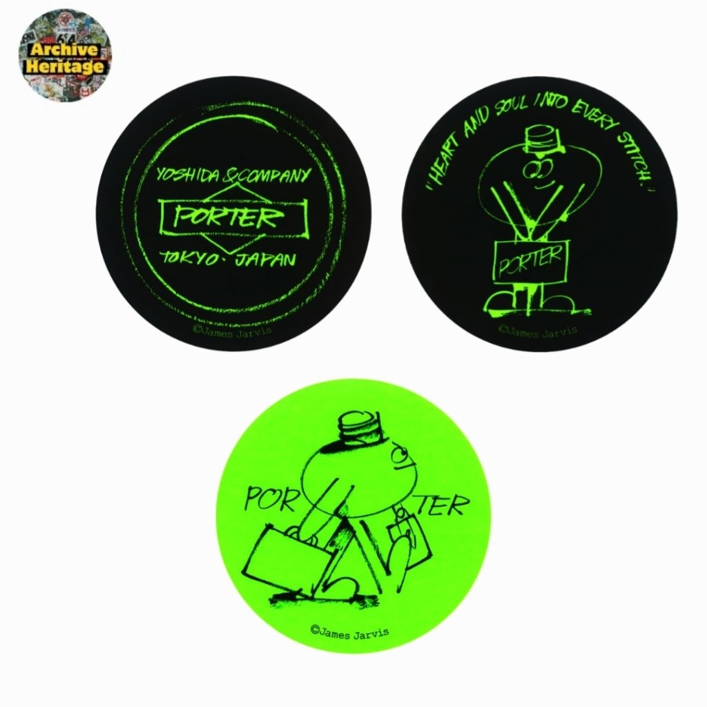 สติ๊กเกอร์ สติ๊กเกอร์กระเป๋าบริษัท Porter Yoshida