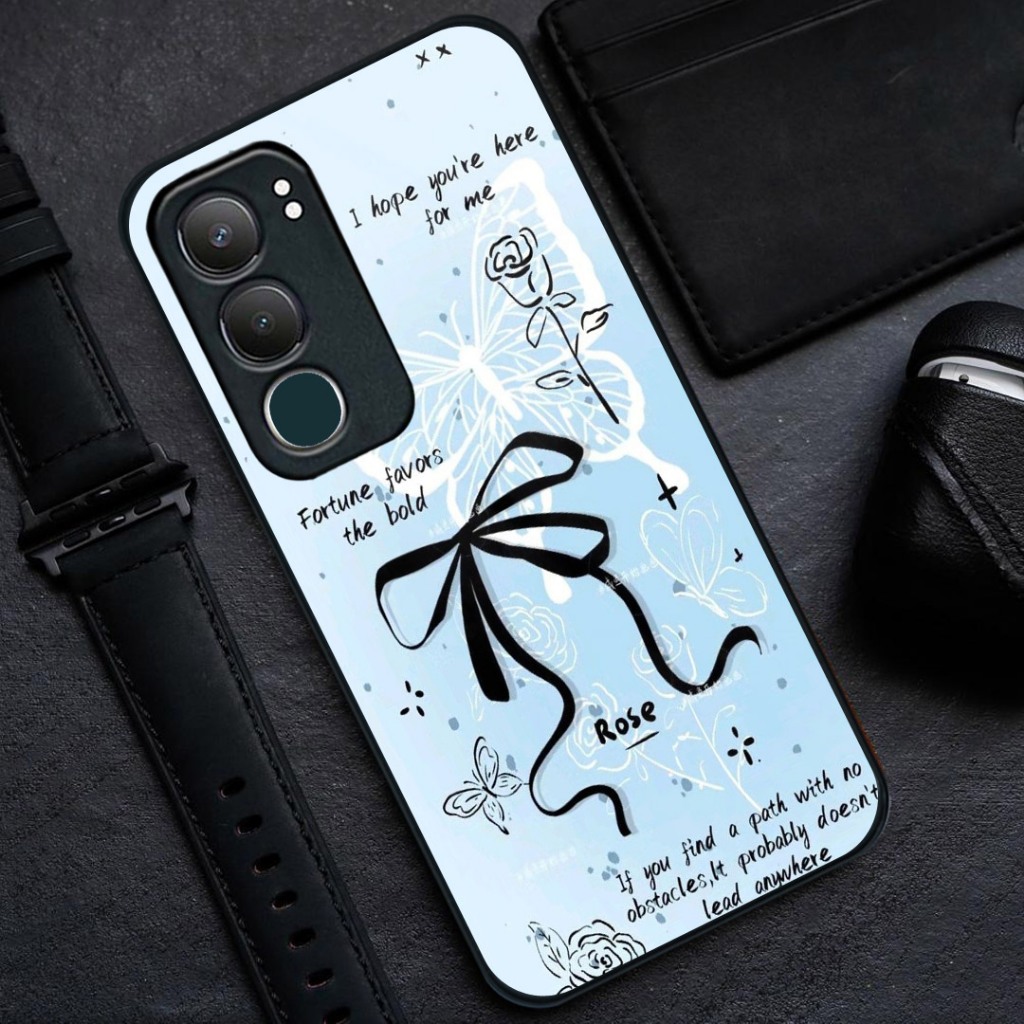 HP Vivo Y31 5G Glass Softcase [BSG-83] - เคสโทรศัพท์ Vivo Y31 5G - เคสโทรศัพท์ Vivo Y31 5G - เคสกระจ