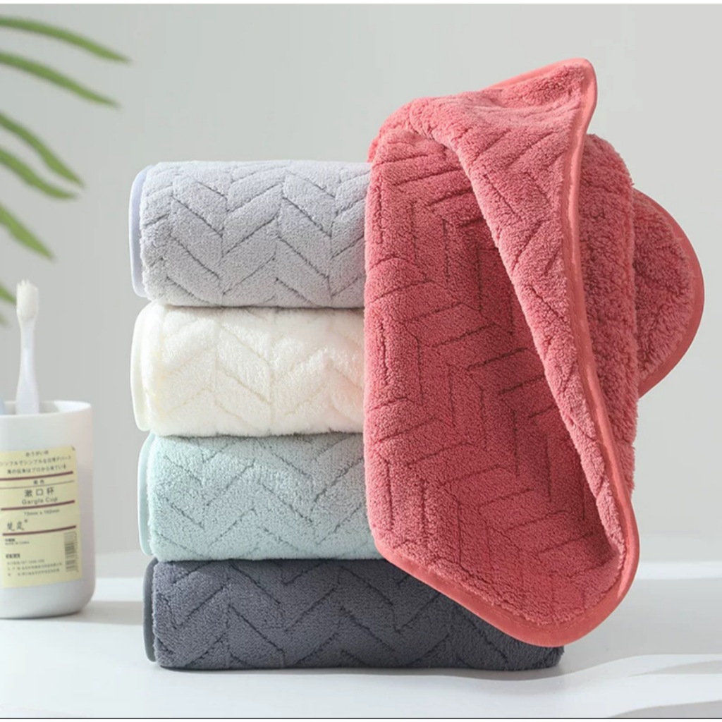 KATUN HDC37 ผู้ใหญ่ผ้าขนหนูอาบน้ําขนาดเล็กผ้าฝ้ายผ้าขนหนูใบหน้าคอเดินทาง 35x70 ซม.