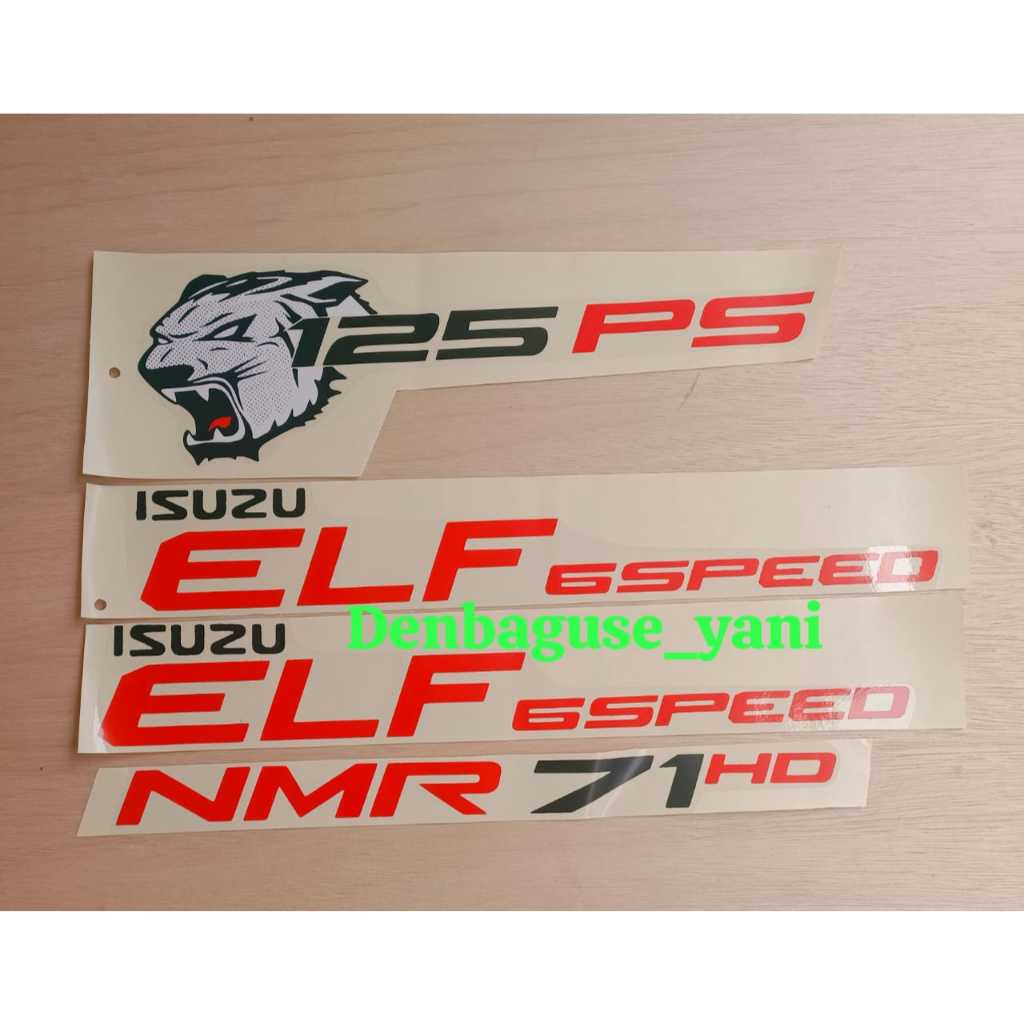 สติ๊กเกอร์ Isuzu Elf NMR 71Hd NMR71 / สติ๊กเกอร์ Elf Nmr 71 hd Macan / สติ๊กเกอร์ Elf Macan 125ps สต