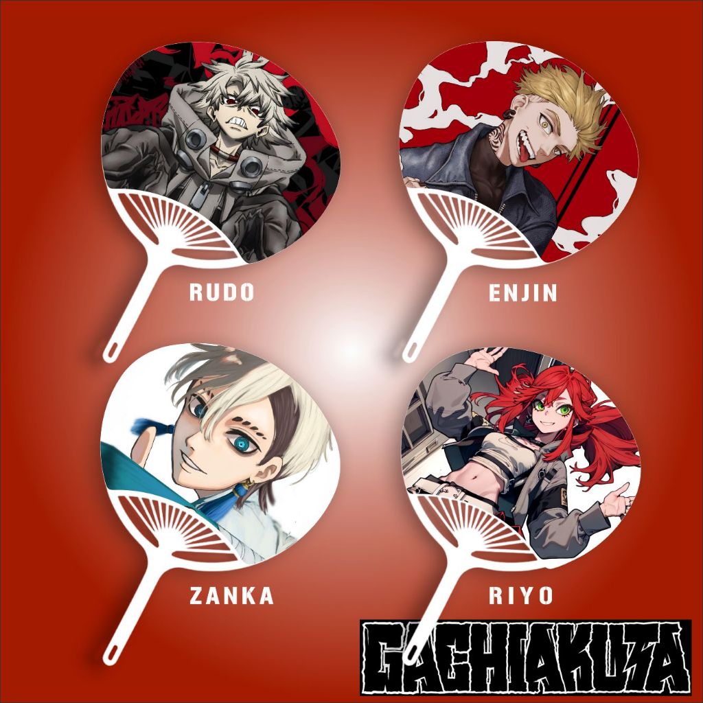 พัดลมมือ Gachiakuta Handfan Gachiakuta rudo เครื่องยนต์ ฯลฯ