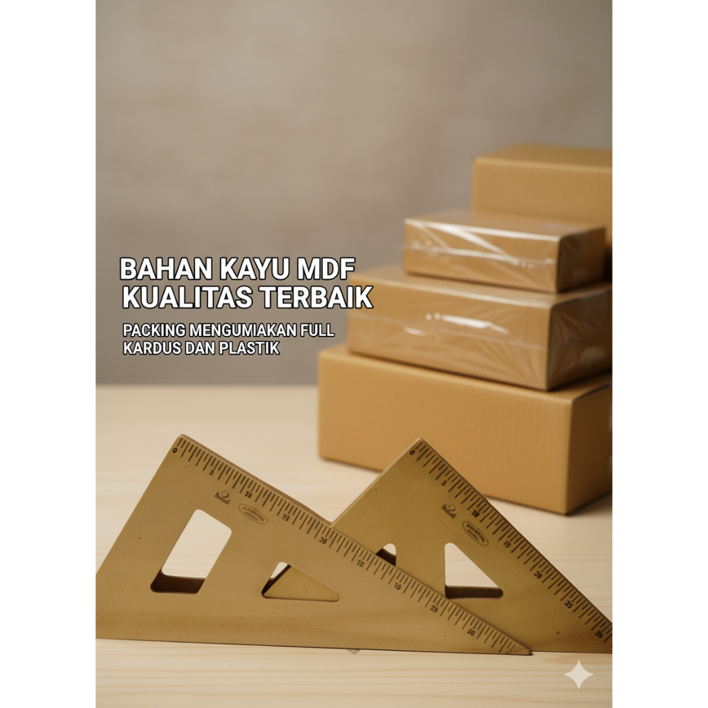 SIKU TRIANGLE RULER พร้อม 2 ชิ้น