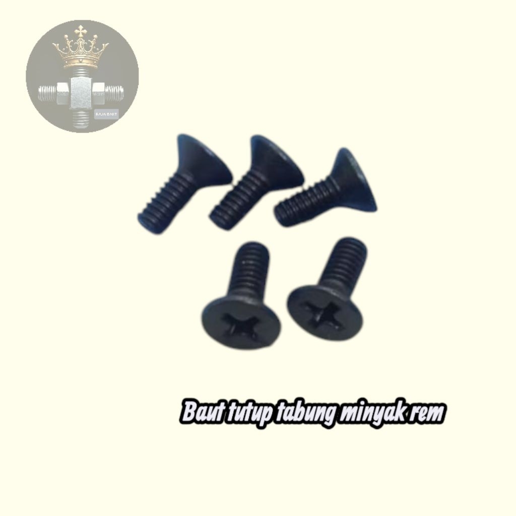 7 M4 BOLT ORIGINAL UPPER BRAKE MASTER CAP BOLT BRAKE FLUID BOLT