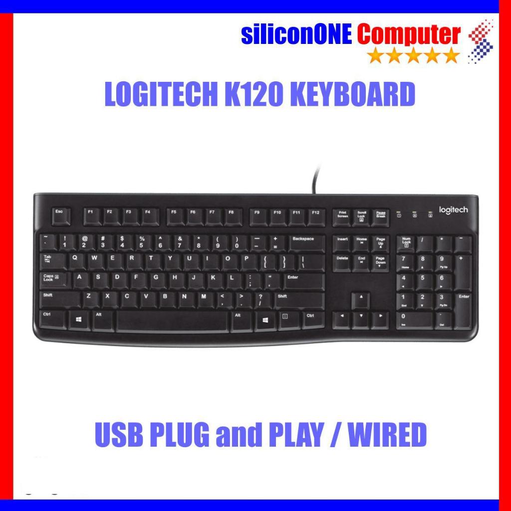 LOGITECH Keyboard K120 USB Plug and Play