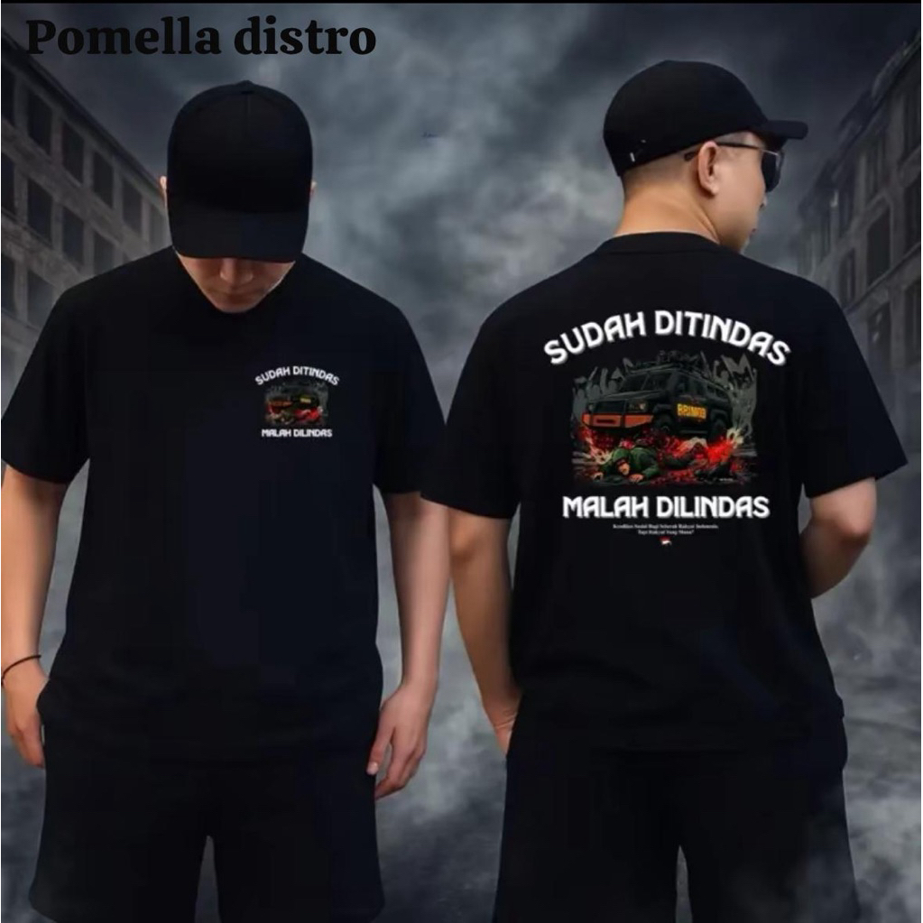 เสื้อยืด KATUN MERAH เป็นดีบุก mala dilindas fire red cotton 24