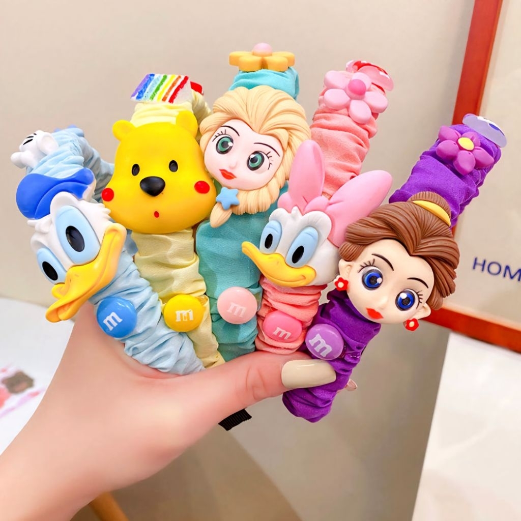 ที่คาดผมตัวละคร realpick 100% / ที่คาดผมหูรูดตุ๊กตา / ร้าน LPB