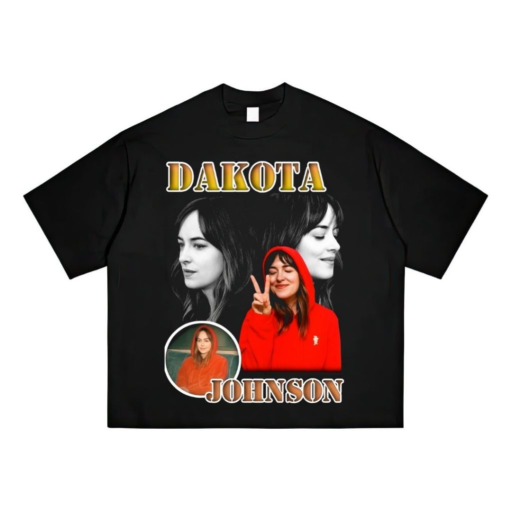 เสื้อยืดโอเวอร์ไซส์ Dakota Johnson | สีดํา สีดํา สีดํา สีดํา | ขาวขาว | สีดํา สีดํา | ขาวขาว | เสื้อ