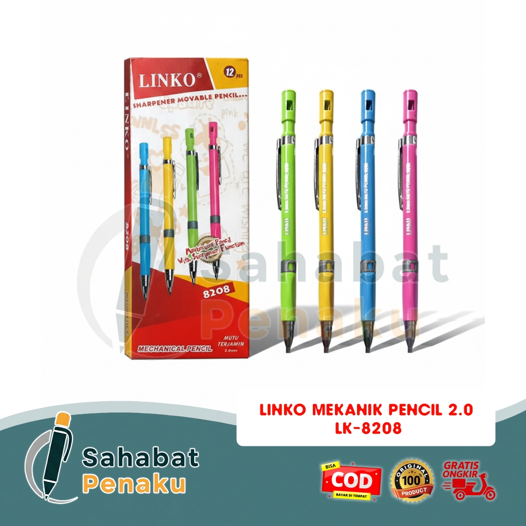 MECHANICAL PENCIL 2.0MM LK-8208 MECHANICAL PENCIL 2.0MM LK-8208 GUARANTEEED QUALITY PENCIL