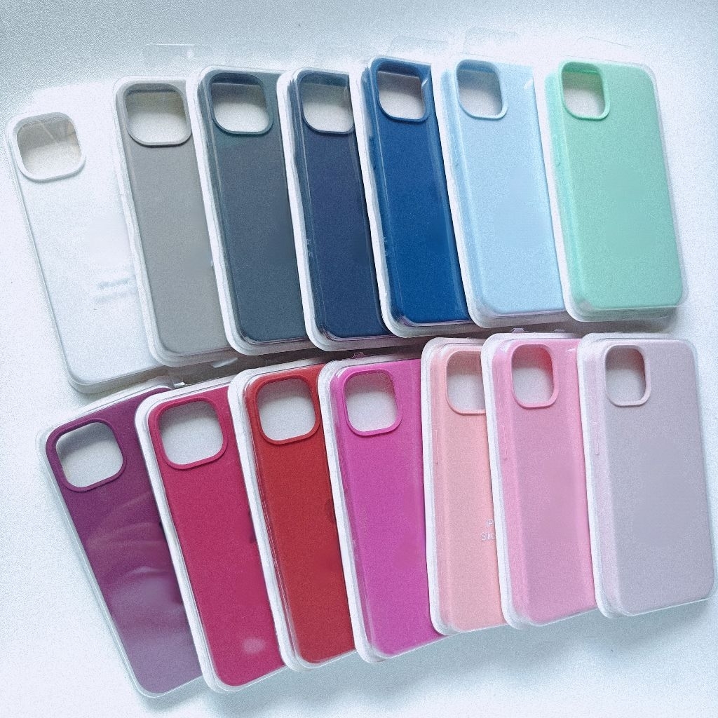 เคส IPHONE ANTI STAIN RUBBER SILICONE FULL COVER PREMIUM สําหรับ iP 13 15 16 Pro Max 15 Pro Max