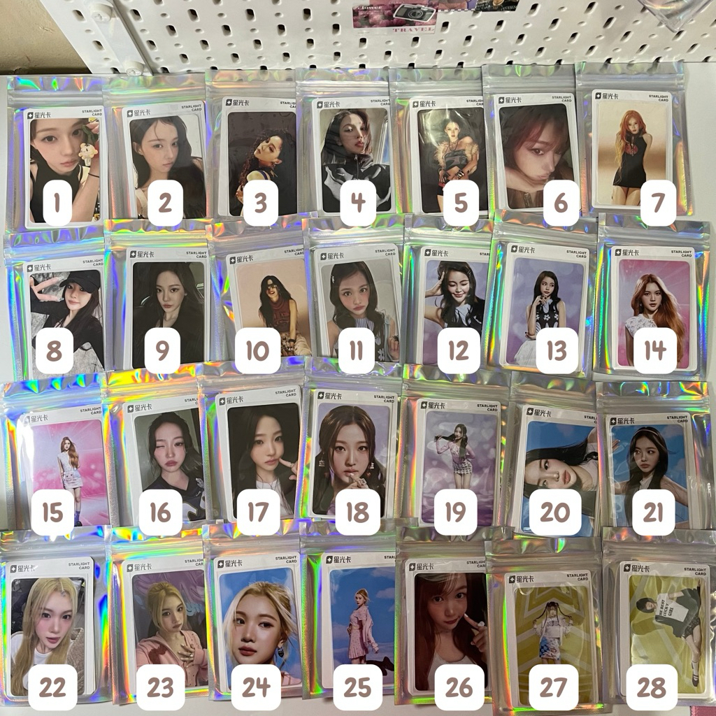 Photocard อย่างเป็นทางการ aespa hearts2hearts h2h qq