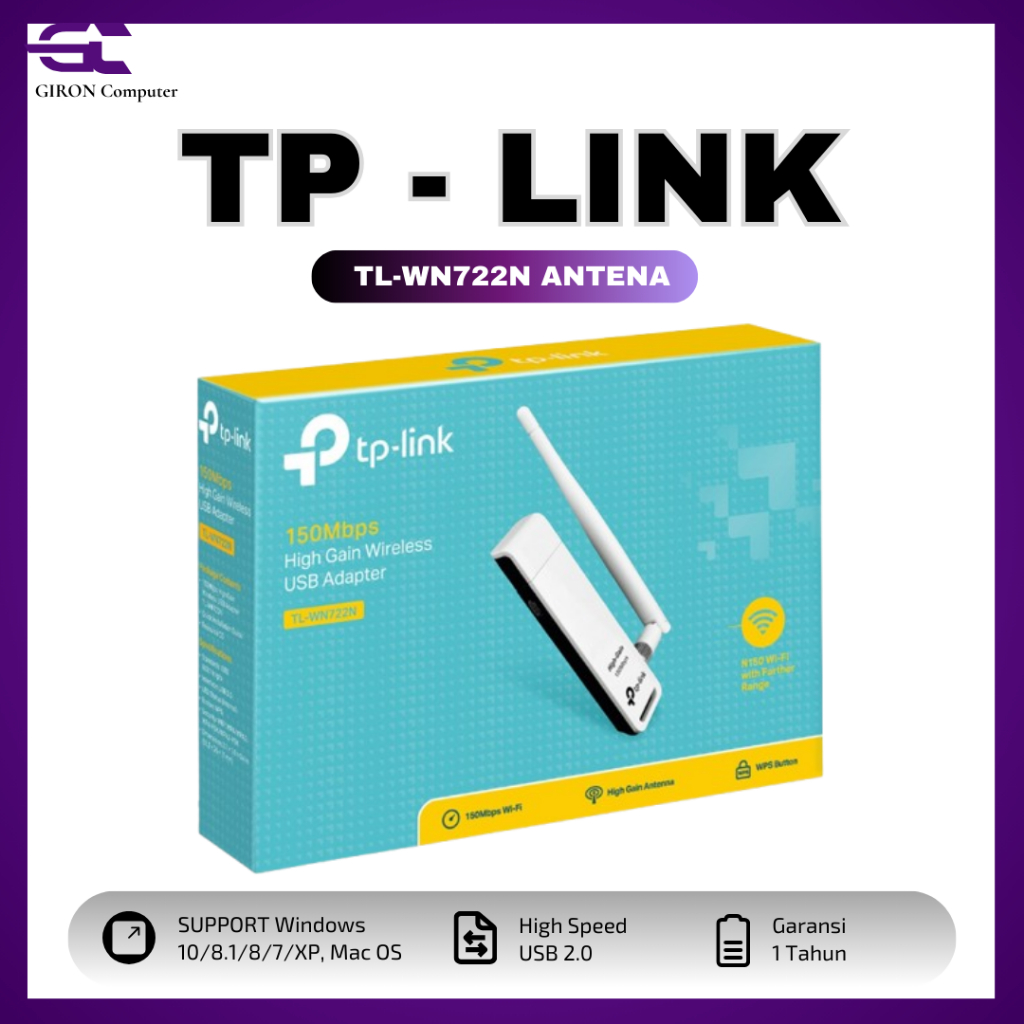 เสาอากาศ USB WIFI TP Link TL-WN722N