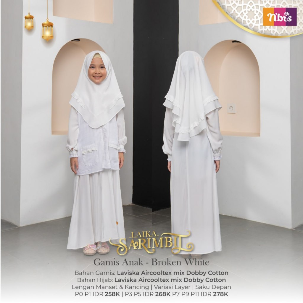 LAIKA CHILDRENS GAMIS HIJAB SET