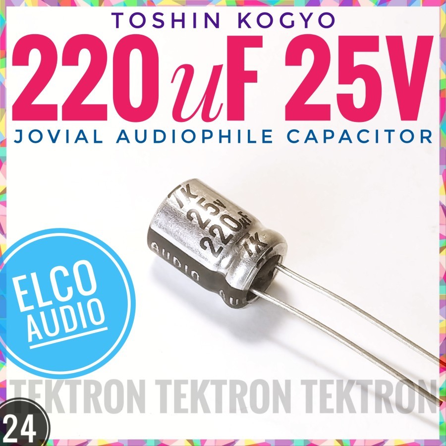 AUDIO พิเศษ 220uF 25V พิเศษ AUDIO kogya jovial Elko Elco Audiophile