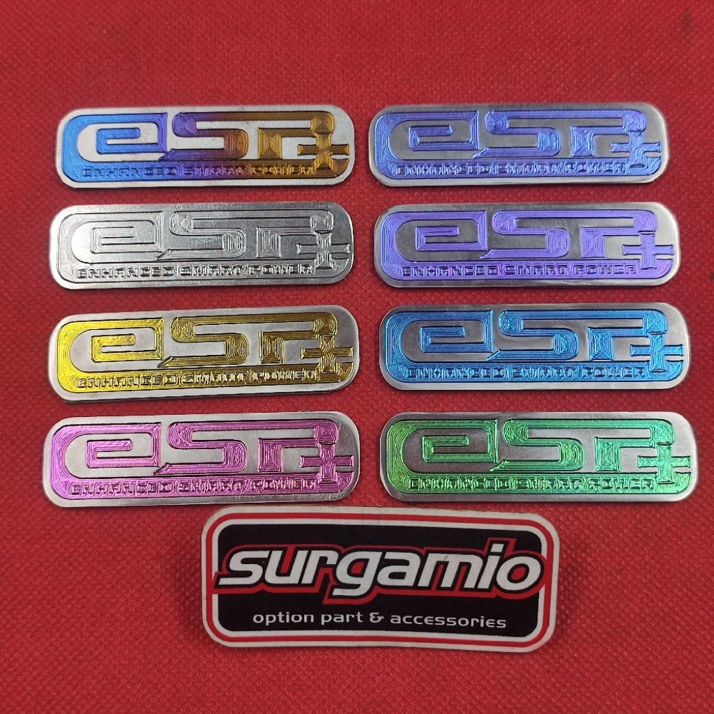 Emblem Esp+filter Vario beat Scoopy titanium vietnam