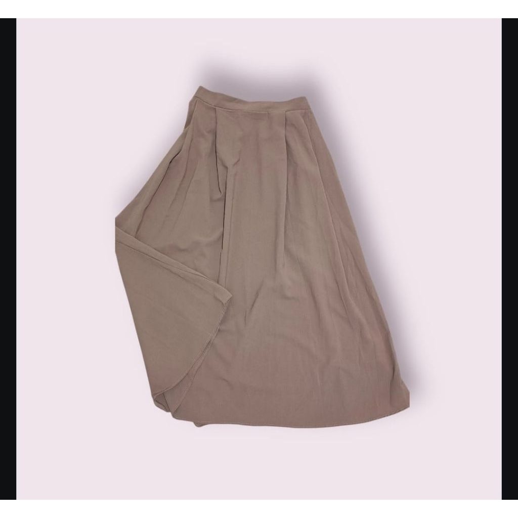 [RANARA] กระโปรง Midi ผ้าไหมฤดูหนาว | TAUPE TAUPE TAUPE