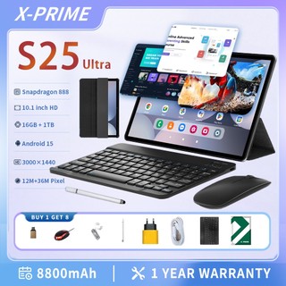 [COD] X-PRIME 2025 Tablet  5G Baru tab S25 Ultra i Pad|10.1 8 inch HD|16GB+1TB ROM|Android 15|Dual Sim,tablet samsung android murah  Cocok untuk learning, entertainment, office Anak tablet gaming