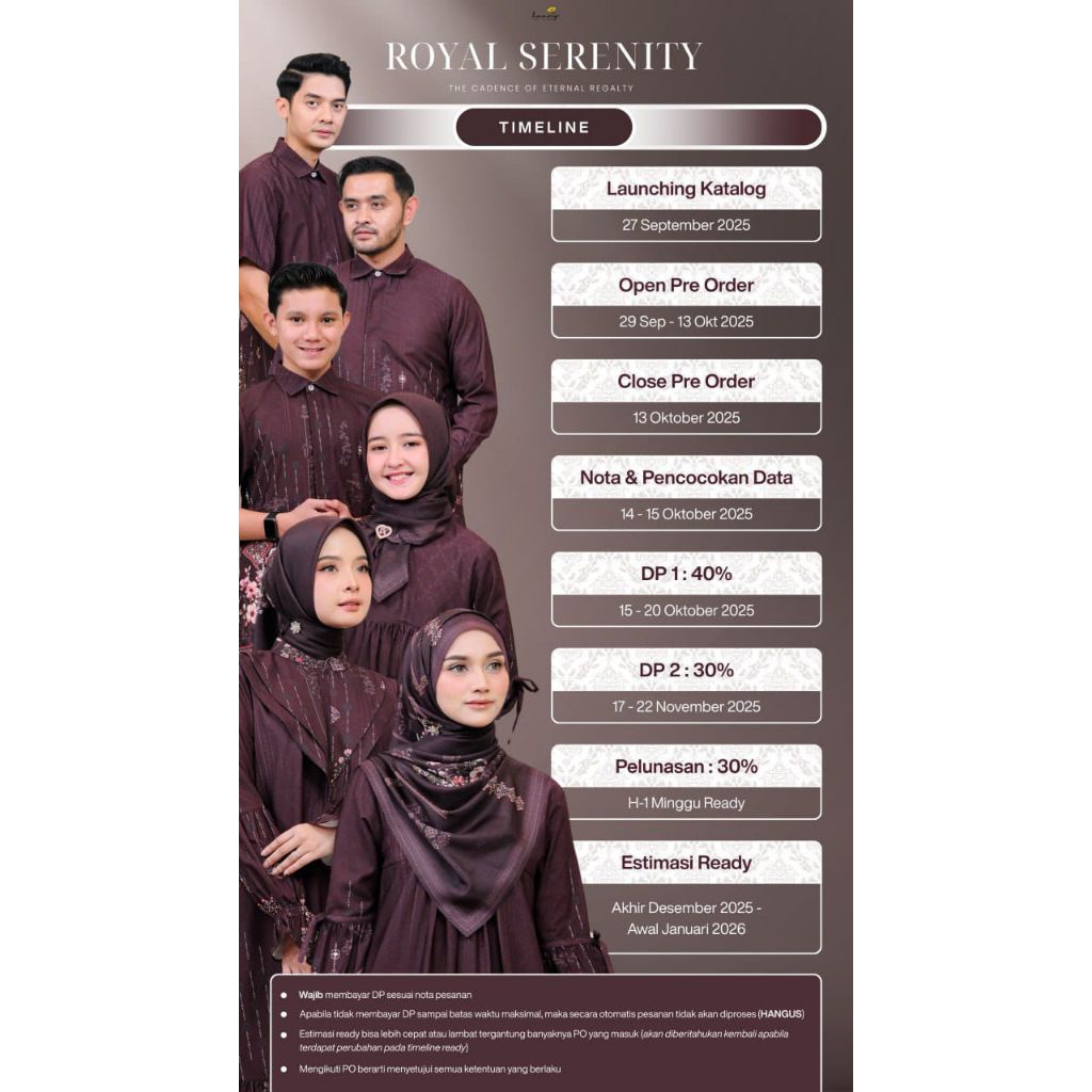 [PRE ORDER 29 SEP - 13 OCT] Royal Serenity by Hunnylabel