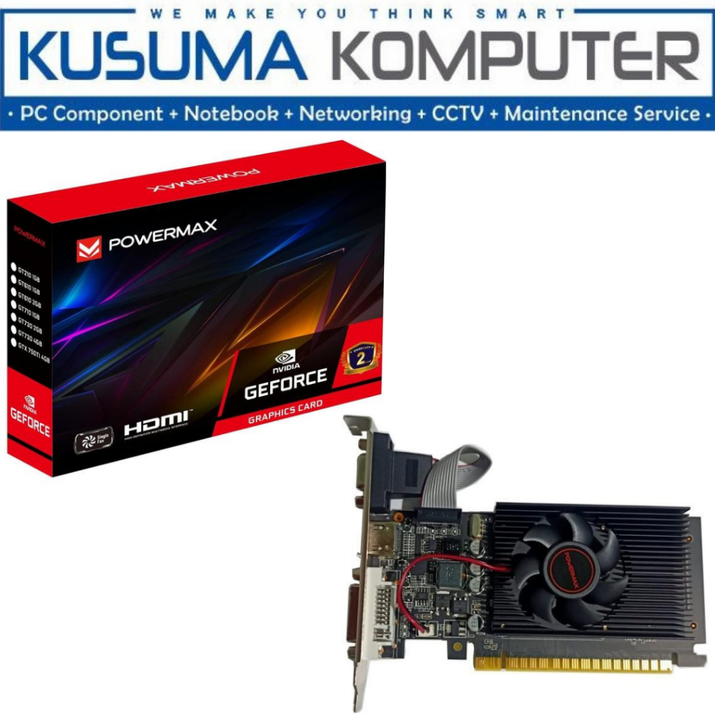 VGA Powermax GT 610 2GB DDR3