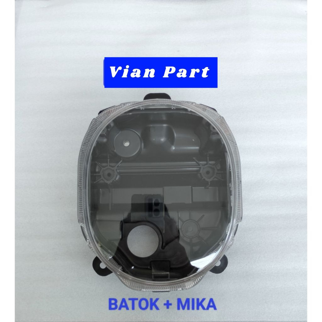 ชุดฝาครอบสะท้อนแสงที่ว่างเปล่าสําหรับ Fazio Fazzio 125 BOJ ไฟหน้าเดิม Mica