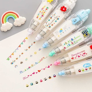 DECORATION tape cloudy heart butterfly star click pen creative diy