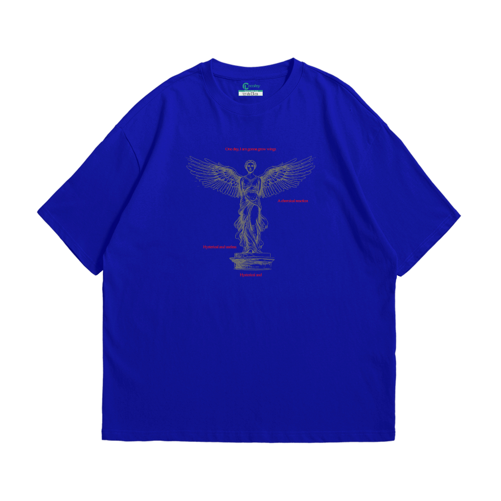 Cocoliey เสื้อยืดผู้ชายผู้หญิงพรีเมี่ยมโพลีเอสเตอร์ 24s พิมพ์ DTF - วันเดียว, ฉัน am Gonna Grow Wing