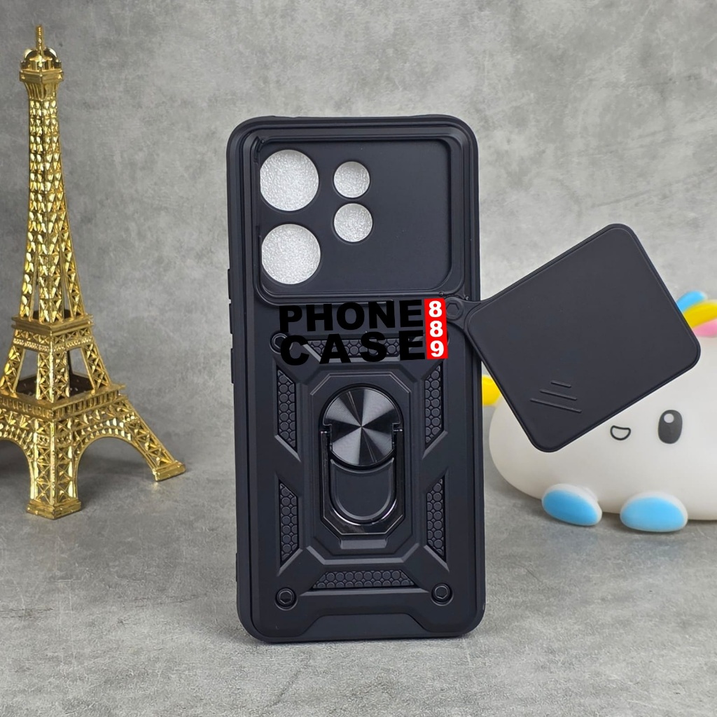 CASE VIVO V60 CASE ROBOT CASE TRANSFORMER SLIDE RING BLACK เฉพาะเคส VIVO V60