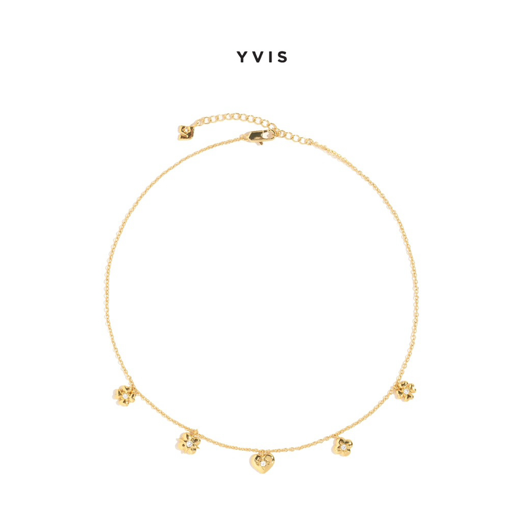 YVIS Dreamhouse Necklace สร้อยคอชุบทอง 18K