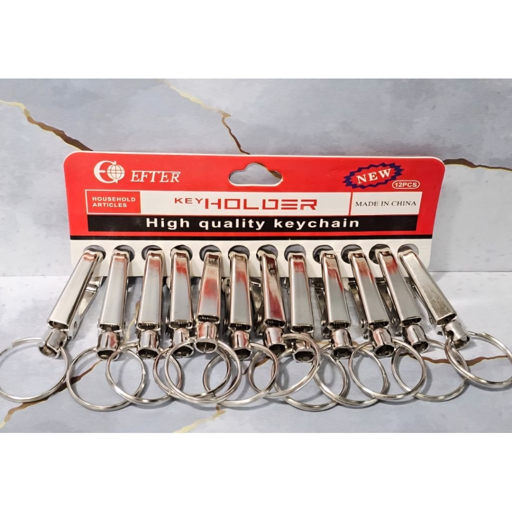 GANTUNGAN Key Holder KeyChain Carbiner KeyChain เนื้อหา 12 ชิ้น