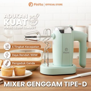 FINITO Mixer Genggam Tatakan Finito MX001D / Pengocok Telur Elektrik Multifungsi Bikin Kue