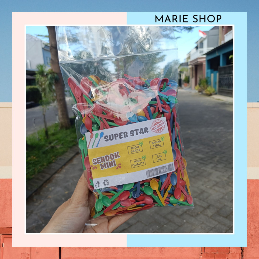 [150 GR] MINI SPOON / SMALL SPOON / MINI PLASTIC SPOON / TOY SPOON MECHANICAL SEMES