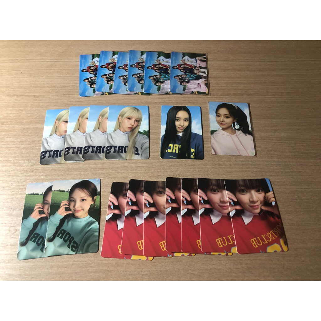 NABATI RICHESE PHOTCARD BLUE WAFER NAYEON MINA CHAEYOUNG JEONGEON TAKE ทั้งหมด