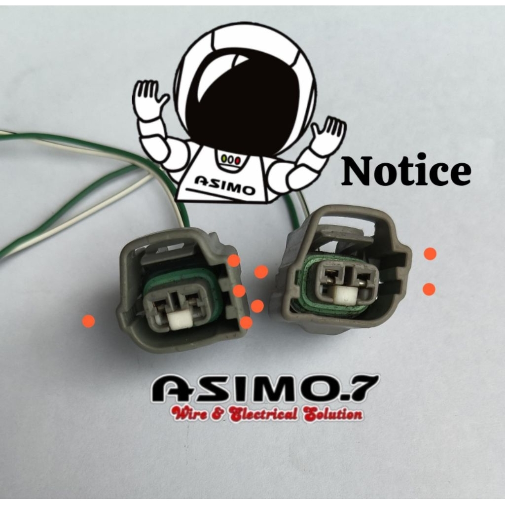 Original Universal 2 pin ซ็อกเก็ต H0NDA T0Y0TA DALHTSU MlTSUBISHI lSUZU SUZUKl NlSSAN HlNO kia honda