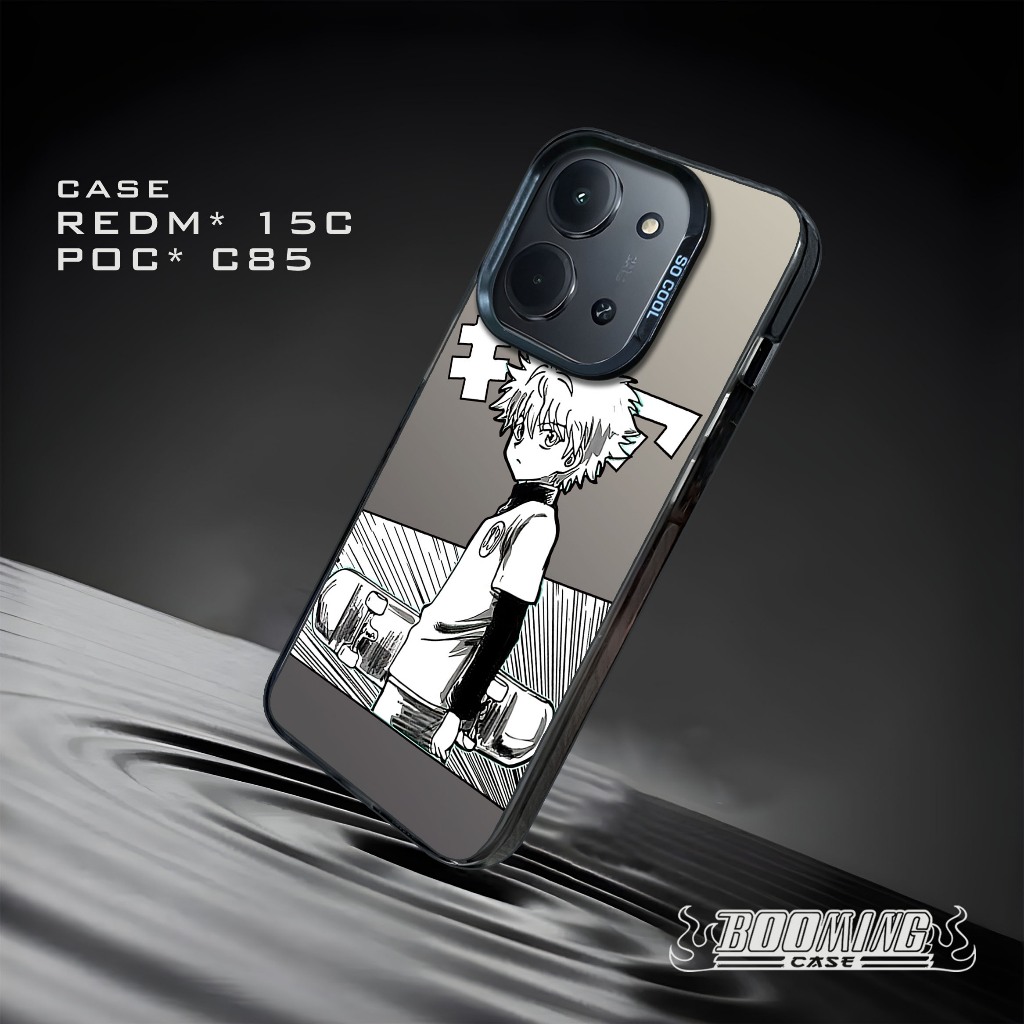 เคส HP Redmi 15C - Poco C85 Premium Matte Softcase Hybrid IMD Plate Hologram Phone Case - HUNTER X H