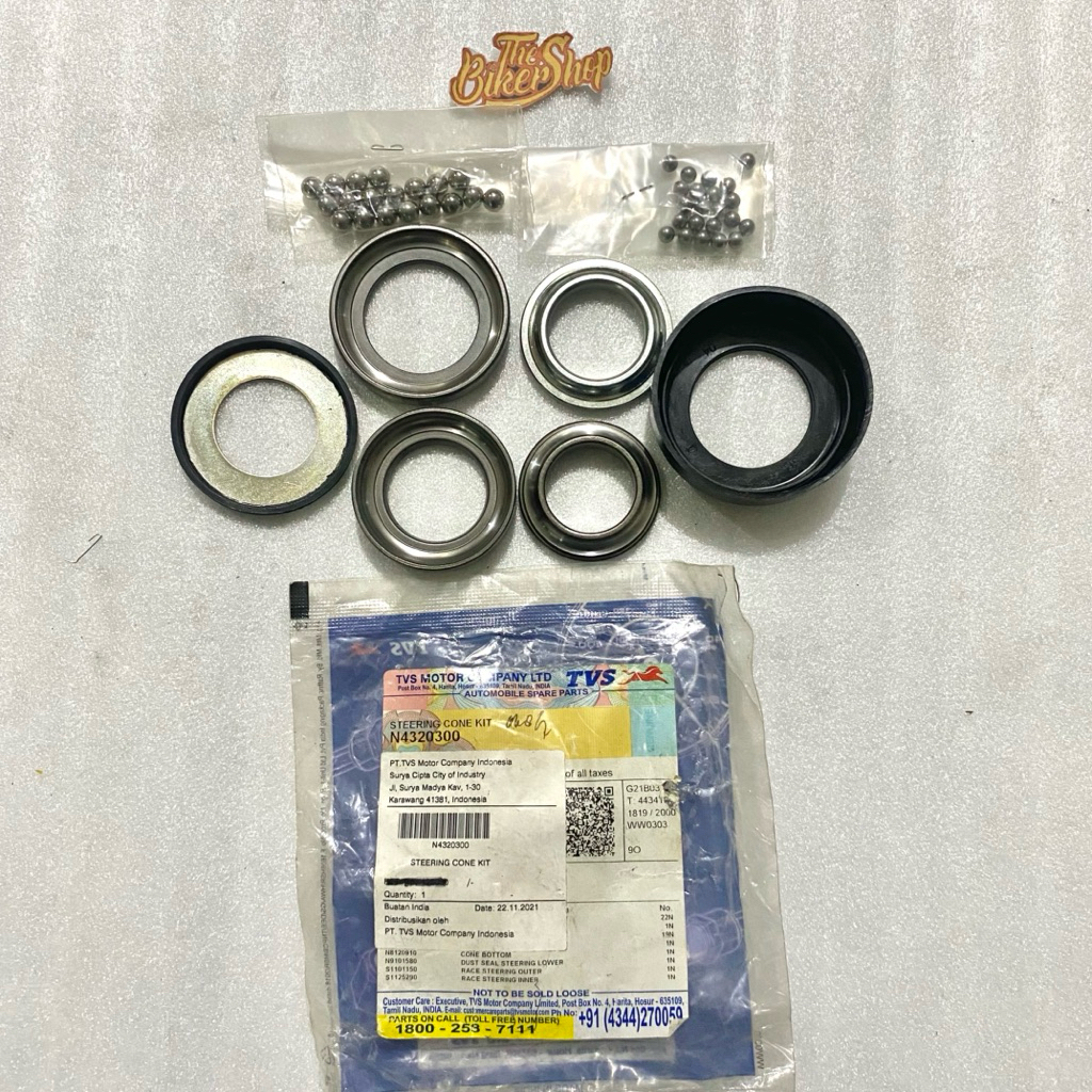 TVS MAX 125 คอพวงมาลัยทีวีเดิม