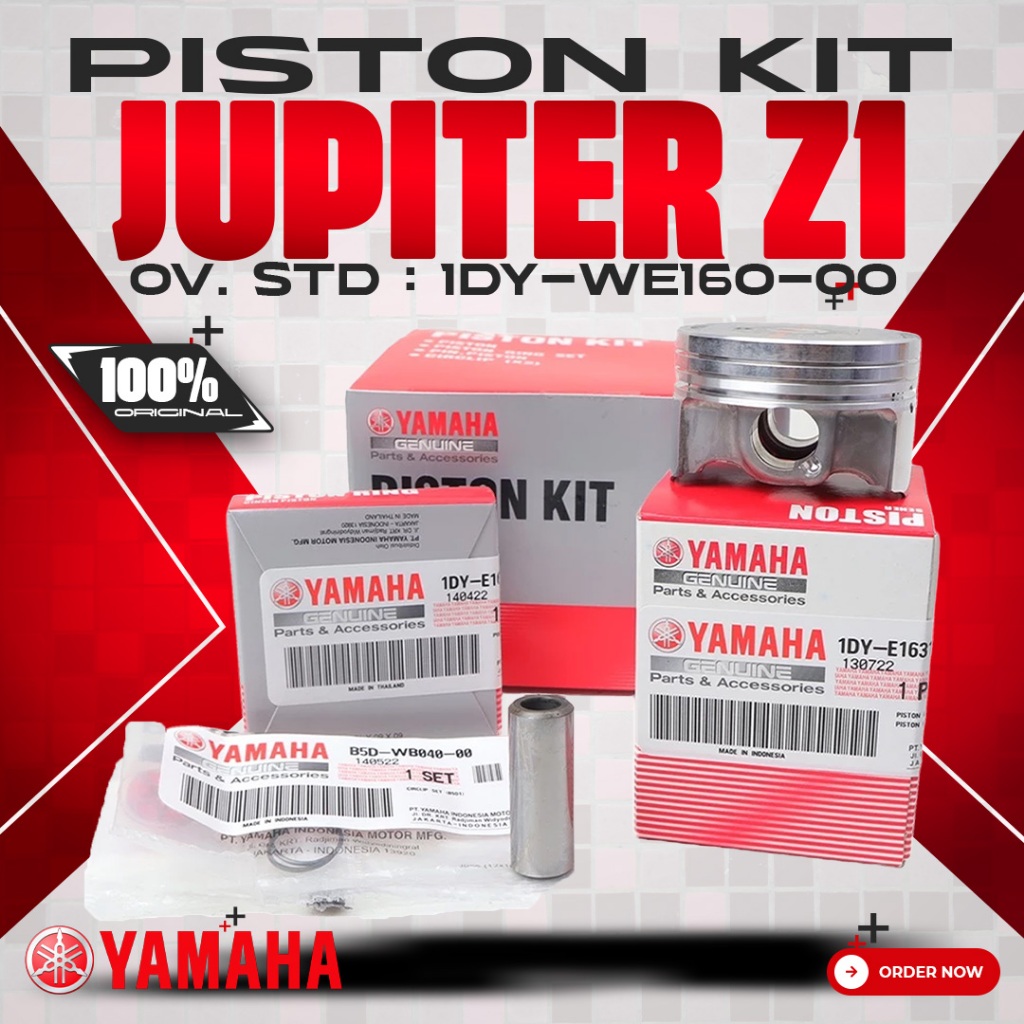 PISTON ชุดสมบูรณ์ ASSY ชุดต้นฉบับ YAMAHA JUPITER Z1 JUPITER Z ONE INJECTION FORCE FI OVERSIZE OV มาต