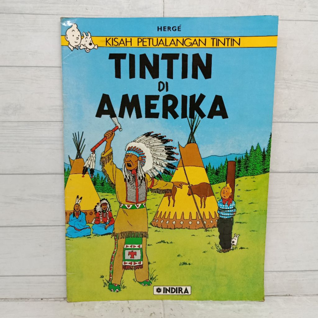 Herge Comic The Adventures of Tintin Tintin จากอเมริกา