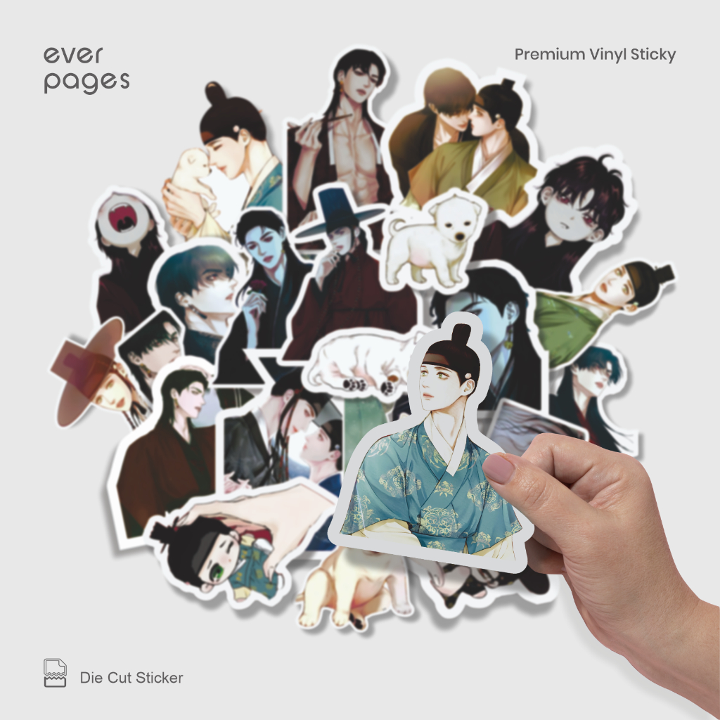 (25 ชิ้น) สติ๊กเกอร์กันน้ํา Nocturne ของ Manhwa - HP, Tumblr, หนังสือ, แล็ปท็อป