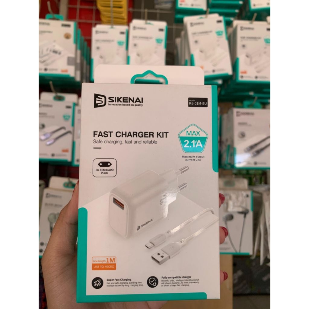 SIKENAI KE-01M-EU CHARGER สําหรับไมโคร