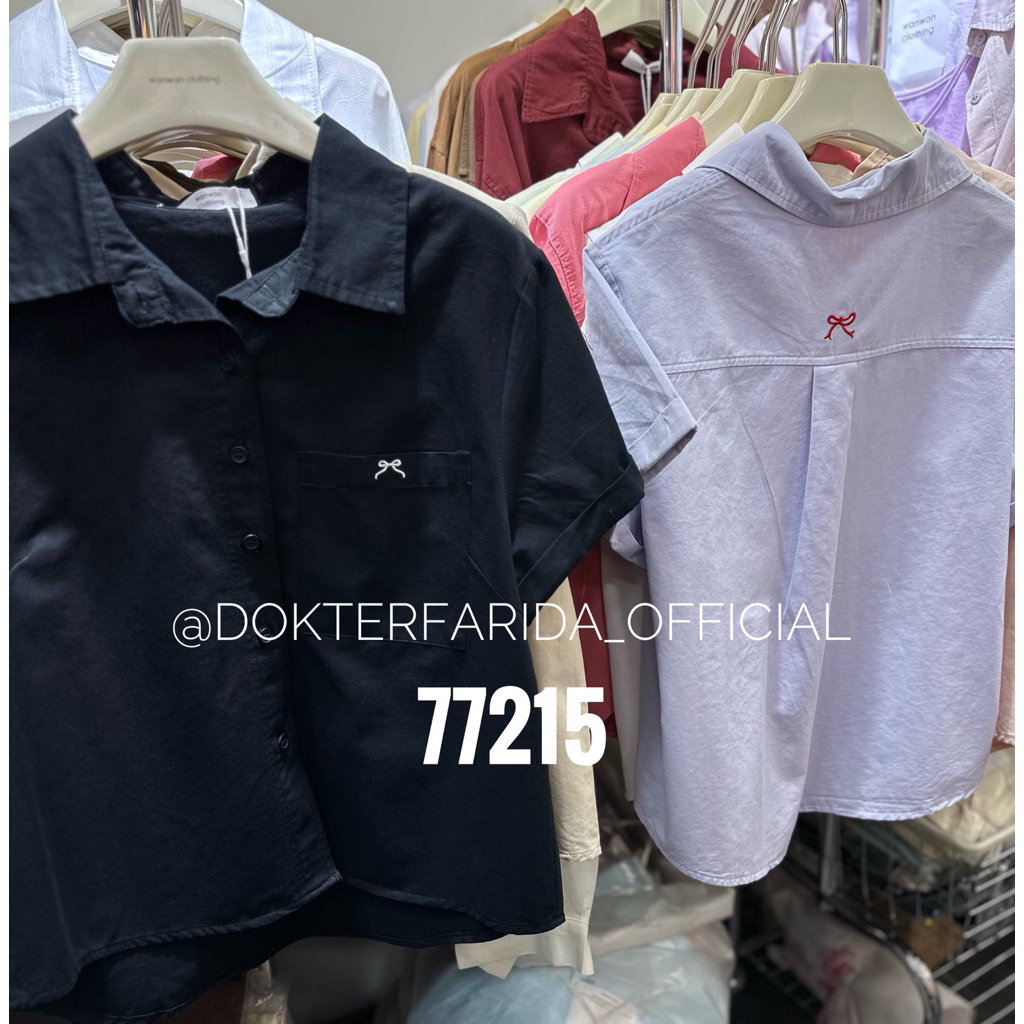KEMEJA Wanwan Clothing Brand เสื้อเชิ้ตแขนสั้นขนาดใหญ่ Part 2