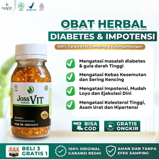 Joss Vit - Obat Diabetes Impotensi Kolesterol Asam Urat Original BPOM Tanpa Efek Samping