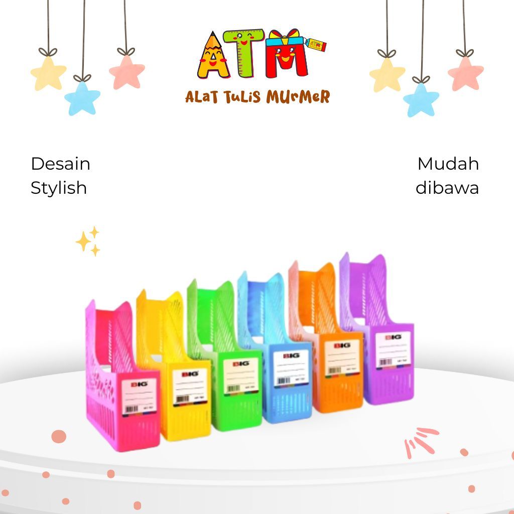 กล่องแฟ้ม/ตะกร้าแฟ้ม/กล่องแฟ้มใหญ่ 7001A สีพาสเทล 6 W