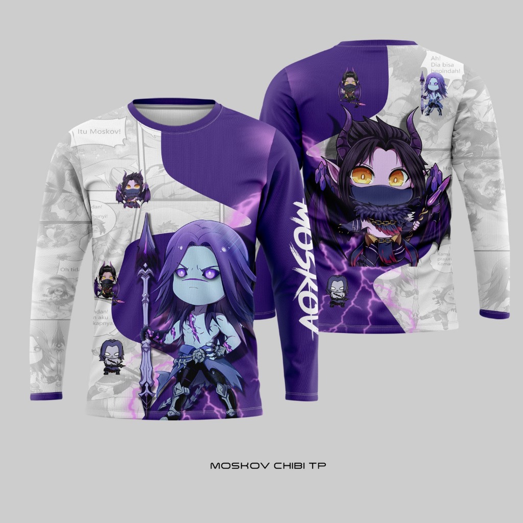 Premium Drifit 3R Mobile Legend Moscow Chibi TP Daily Jersey