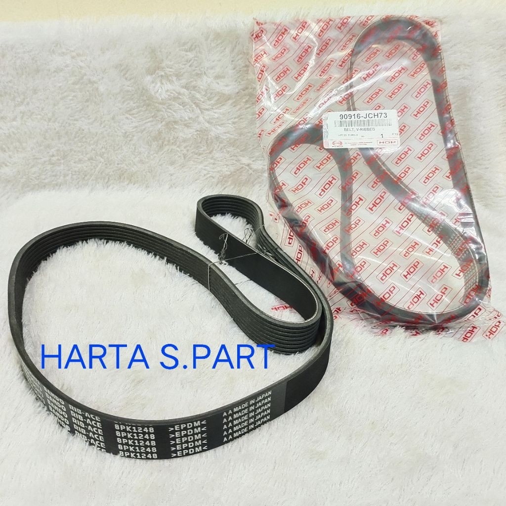 VAN BELT - V BELT - FAN BELT HT130 EURO 4 90916-JCH73 8PK 1248